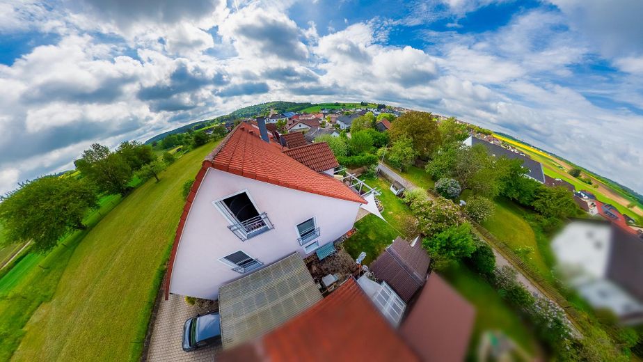 360-Grad-Aufnahme Hausansicht