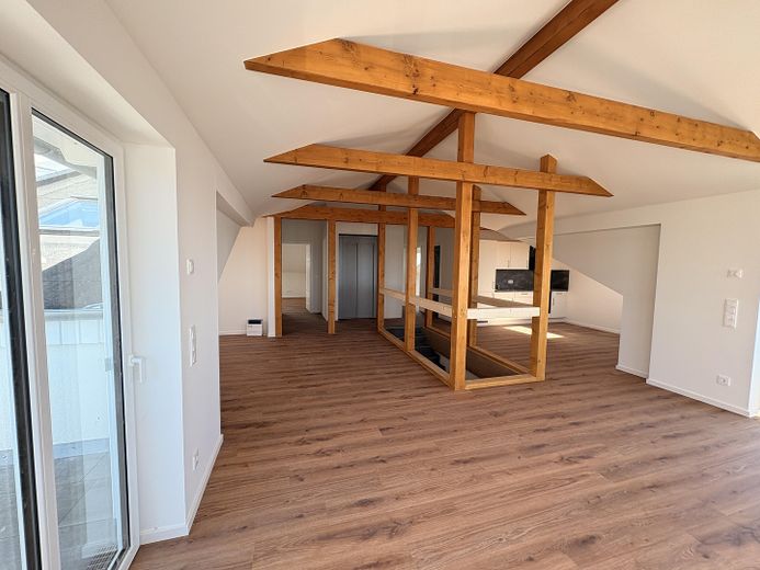 Penthouse - Neubau- Erstbezug mit Meerblick – Wohnzimmer