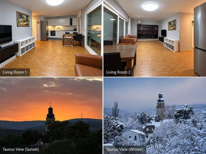 Fully Furnished 3-Room Modern Apartment with Large Balcony and Taunus Views in Oberursel – Foto 5
