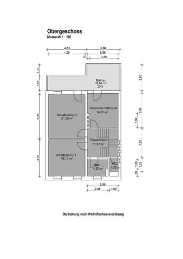 Hochwertiges Einfamilienhaus, 228 Wohnfl., 3 Etg., 5 Schlz., Terrasse, 2 Balkone, 3 Bäder & Sauna – 1.Obergeschoss