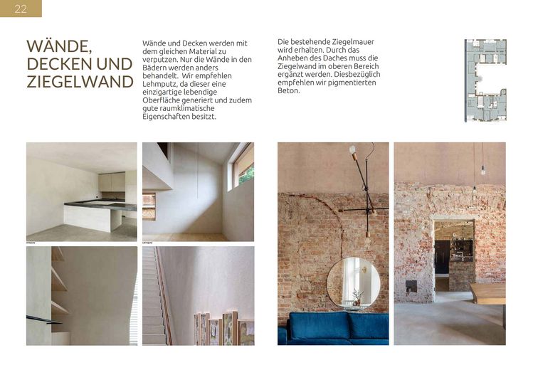 Exclusiver Dachrohling mit Baugenehmigung – Muster Wandgestaltung