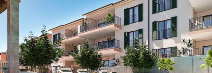 Appartements mit 2 Schlafzimmern, 2 Bädern, Klimaanlage, Gemeinschaftspool, Tiefgaragenstellplatz und Meerblick