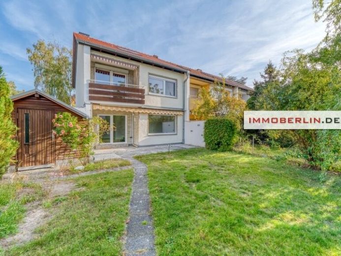 IMMOBERLIN.DE - Sympathisches Einfamilienhaus mit Südwestgarten & Garage in ruhiger Anliegerlage – Foto 1