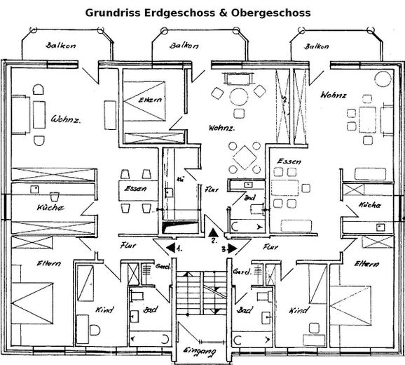 Erdgeschos & Obergeschoss