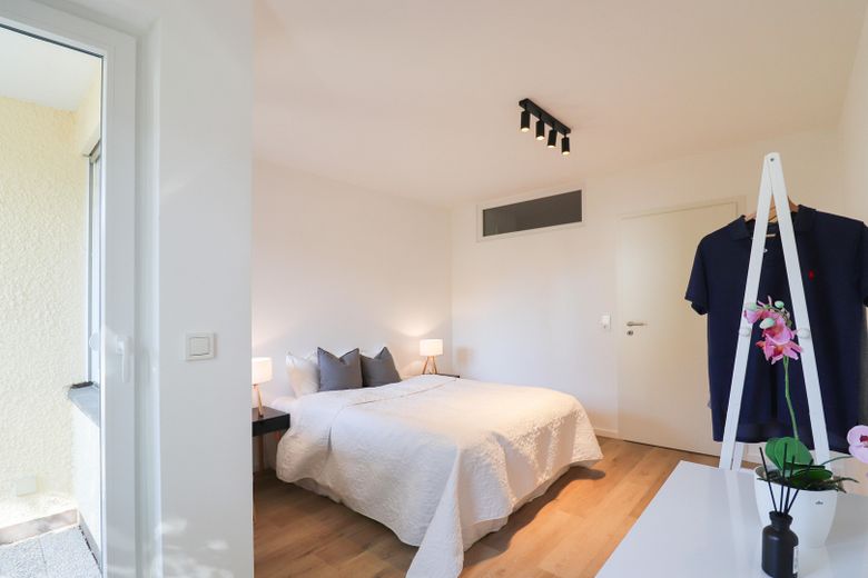 Appartamento completamente ristrutturato con cucina componibile, due terrazze ed esposizione a sud, da privato – Schlafzimmer