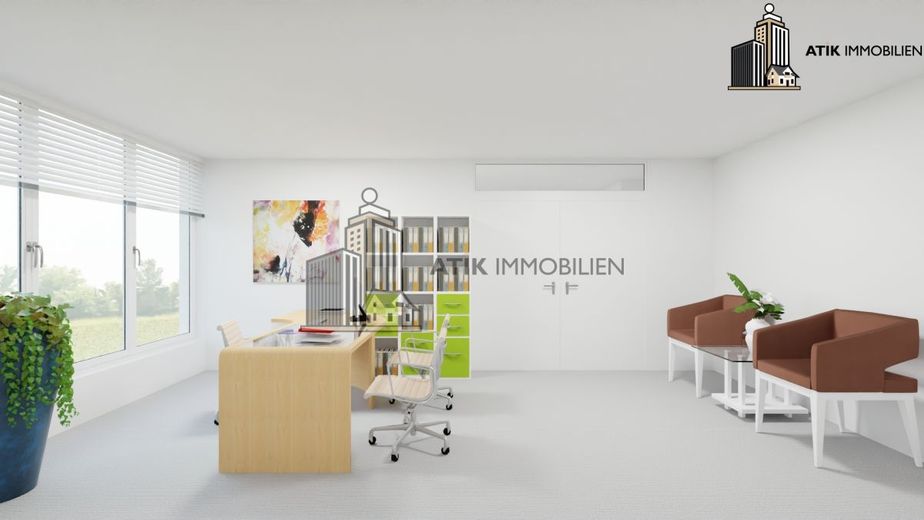 ATIK: Ausbau nach Mieterwunsch - klimatisierte Bürofläche im EG mit Top Preis-Leistungs-Verhältnis – Innenvisualisierung