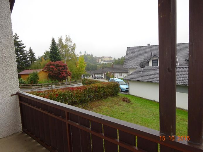 1-kamerappartement met balkon – Blick vom Balkon