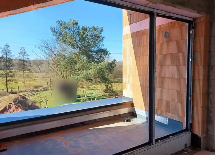 Provisionsfreies KFW55 Ausbauhaus: Architekten 2FH trifft auf 750m² Natur mit Gestaltungsmöglichkeit – OG - Blick von der Loggia