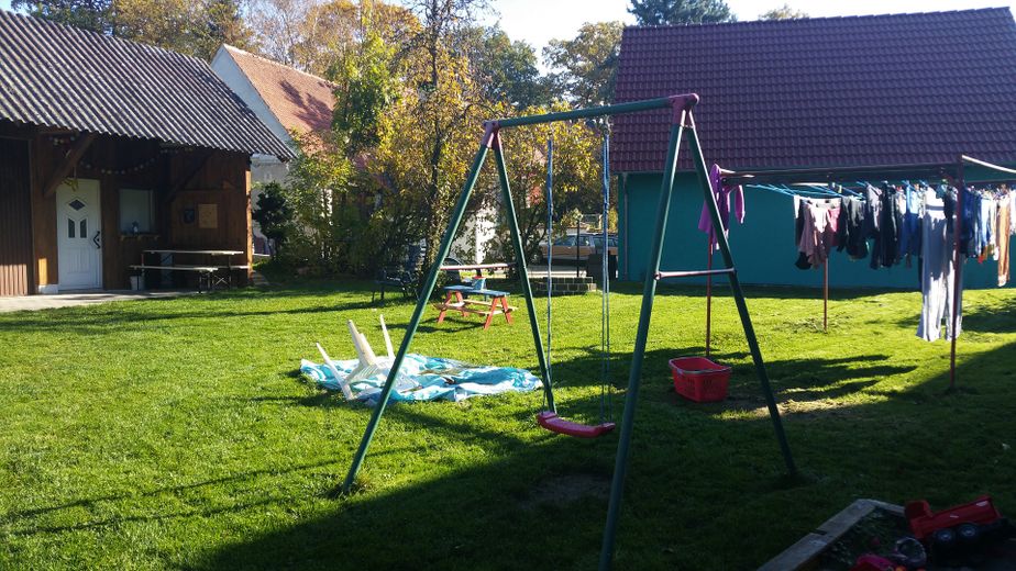 Teil des Gartenbereichs