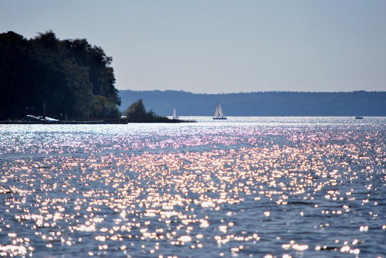 Mit dem Boot auf dem PlauerSee