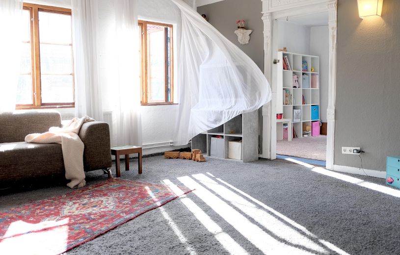 Fachwerkhaus im Wendland – Wohnzimmer Haupthaus