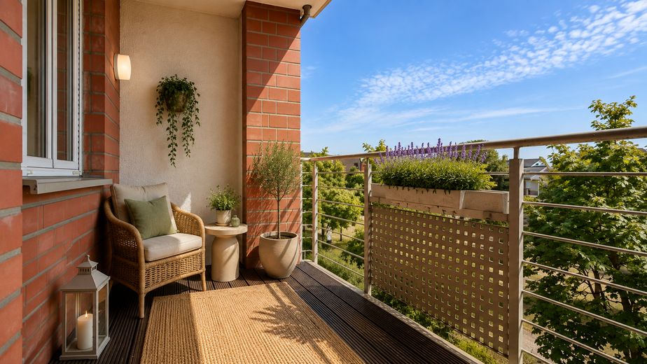Seniorengerechte und barrierefreie 2,5-Raum-Wohnung mit Südloggia in Dinslaken-Hiesfeld! – Balkon