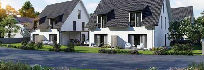 Gartenansicht Haus 5-8