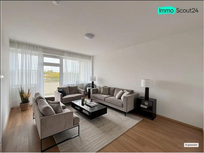Top-Lage & Weitblick am Fennsee: Helle, bezugsfreie 2-Zimmer-Wohnung. Für Selbstnutzer oder Anleger – Wohnzimmer_Beispiel