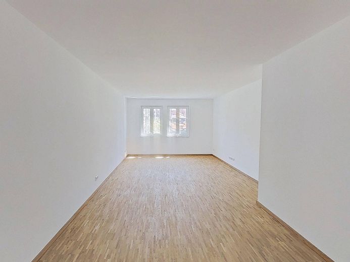 Vivienda moderna en Kronsrode: apartamento de 3 habitaciones con COCINA EMPOTRADA – Ansicht I: Wohn- und Essszimm…