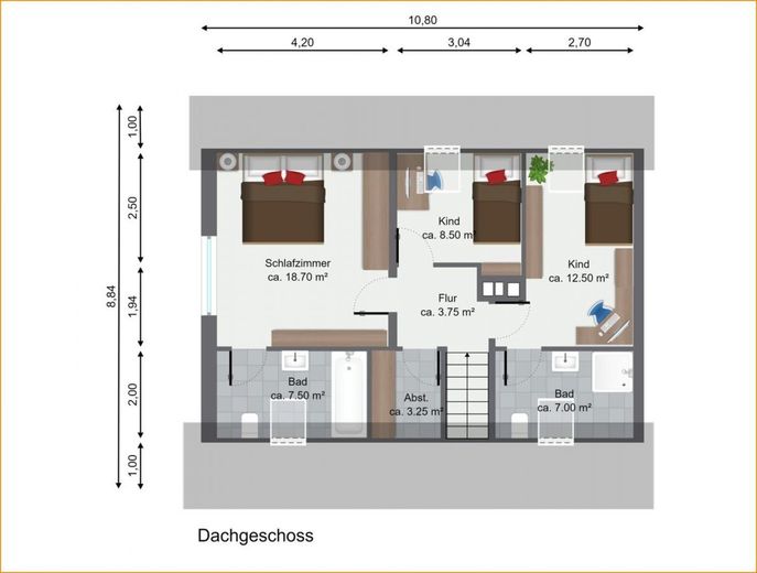Grundriss DG