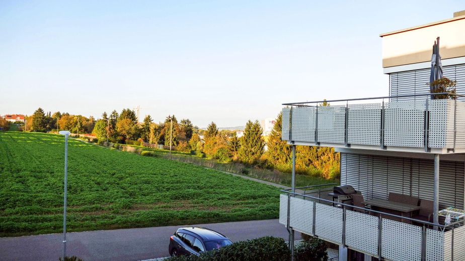 Blick aus Badezimmer