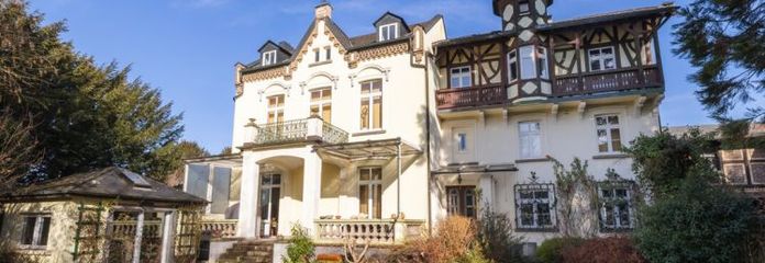Historische Villa mit Rheinblick, Nebenhaus und Parkanlage in Erpel!
