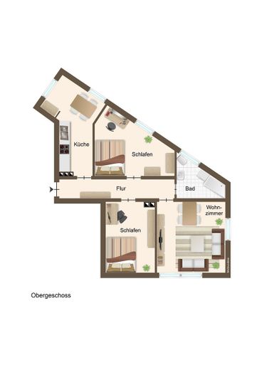 Bonito apartamento de 3 habitaciones, cocina y baño en Osnabrück Gartlage (apto para piso compartido) – Foto 21