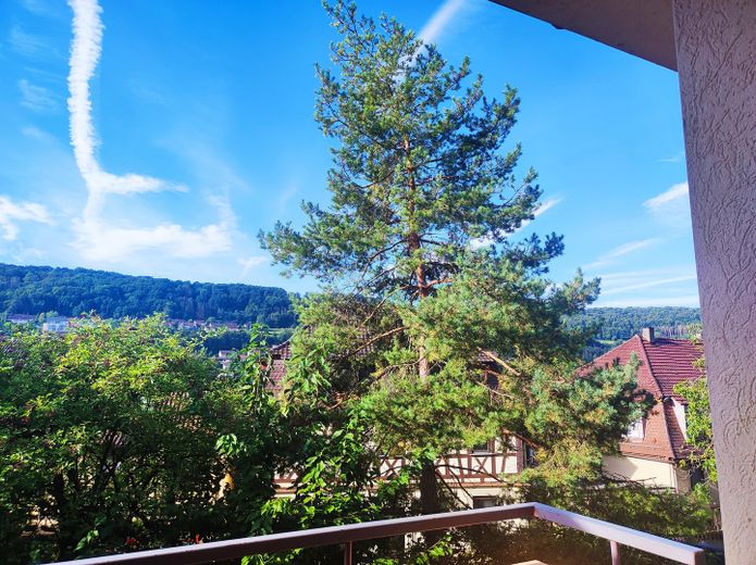 Aussicht vom Balkon