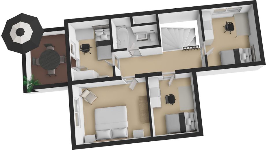Attico/maisonette, Stoccarda, 132 m², libero o come investimento – 17.OG