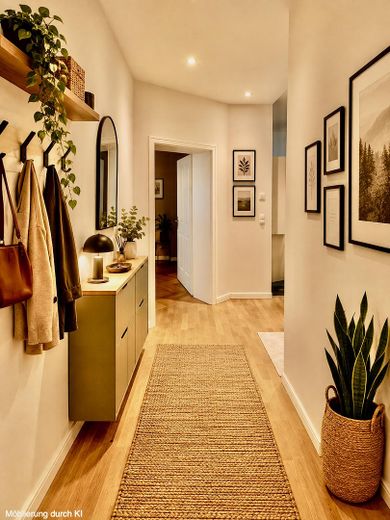 Zonder makelaarscourtage: Instapklaar droomappartement in een oud gebouw met 2 balkons en energie-efficiëntieklasse C in B-Friedrichshain – Flur