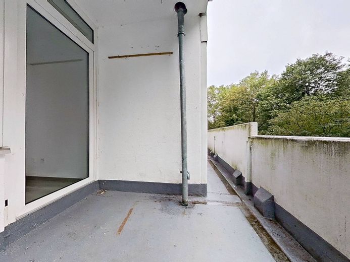 شقة فسيحة من غرفتين مع شرفة في مونستر-كيندرهاوس – Balkon