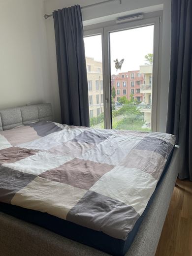 Möbliertes Schlafzimmer