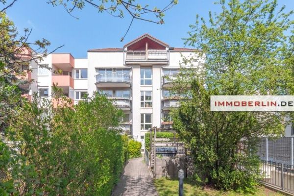 IMMOBERLIN.DE - Großzügige Wohnung mit Südwestbalkon & -loggia in Ruhelage