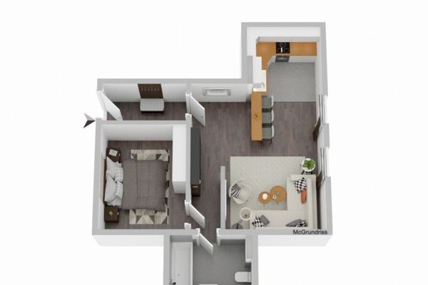 Centraal in LU! Verhuurd 2-kamerappartement op de 10e verdieping - 7,2 % rendement!
