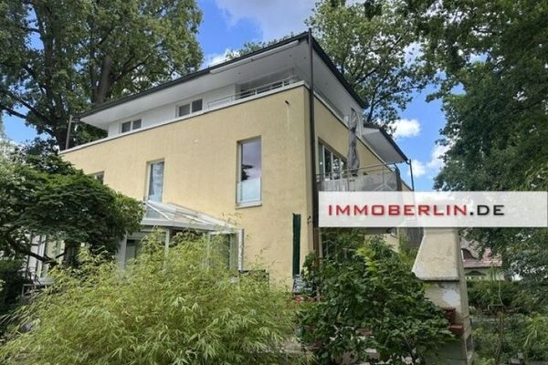 IMMOBERLIN.DE - Emplacement privilégié ! Spacieux appartement avec terrasse orientée sud-ouest, véranda, cheminée & jardin