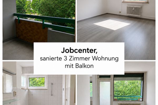 Jobcenter – جوب سنتر – Джобцентер – deine neue Wohnung ist fertig!