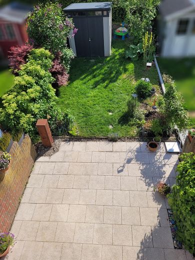 Courtagevrij rijtjeshuis in Kiel-Suchsdorf – Garten