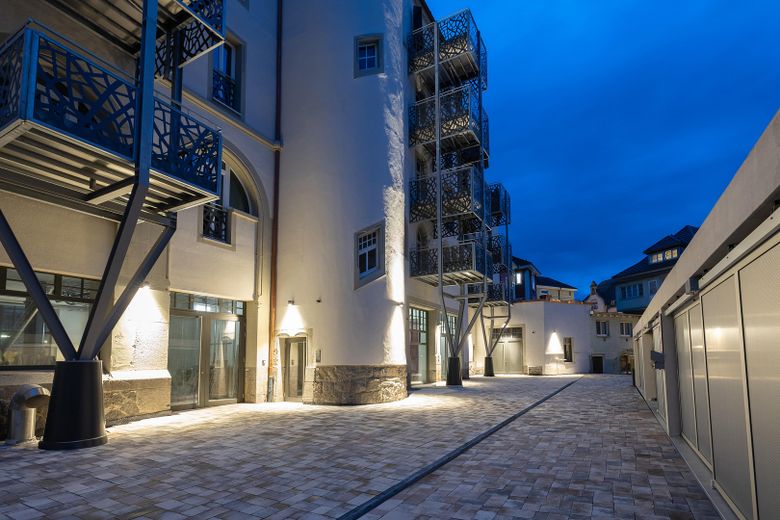 1 ZiKB - Wohnen im LöwenBau - E3-W05, 39 m² - 860 € FLAT (inkl. Betriebsk) – LöwenBau Innenhof