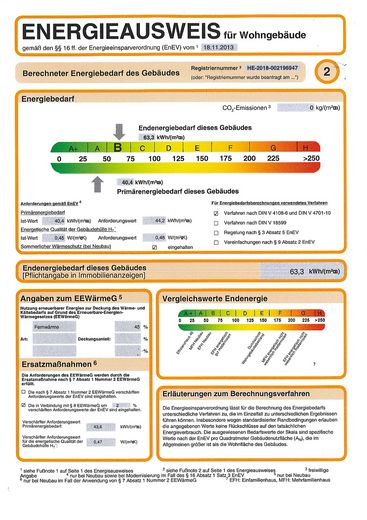 Energieausweis Seite 2