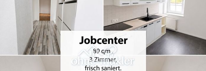 Jobcenter– deine neue Wohnung ist fertig! Job Center–Your new apartment is ready for you to move in!