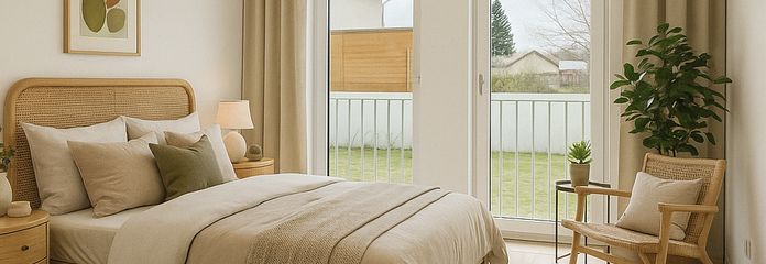 Schlafzimmer (KI-Staging)
