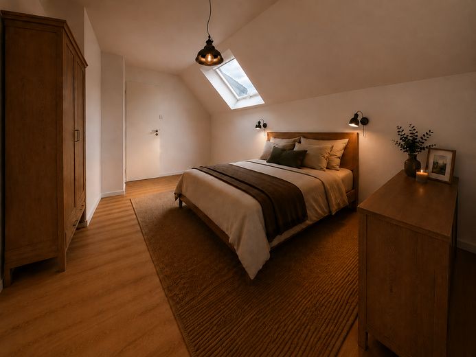 *** 3 غرف  *  موقع هادئ  *  كفاءة طاقية A+ *** – Schlafzimmer