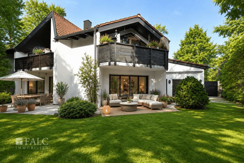 Gartenrefugium in Harlaching - Großzügige Maisonette-Wohnung mit drei Terrassen – Einrichtungsbeispiel Terrassen