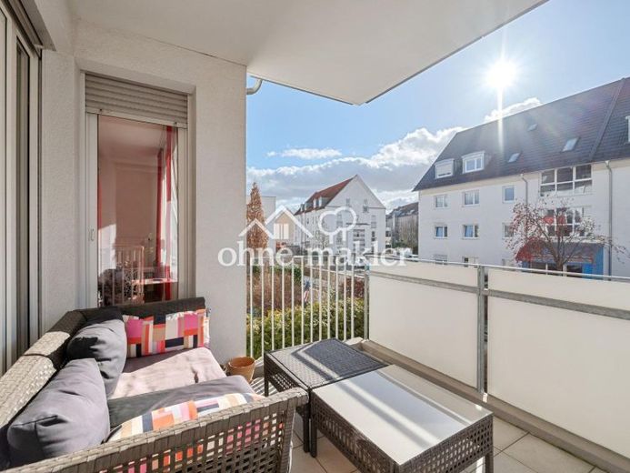 Lichtdurchflutete 3-Zimmer-Wohnung mit Westbalkon – Foto 1