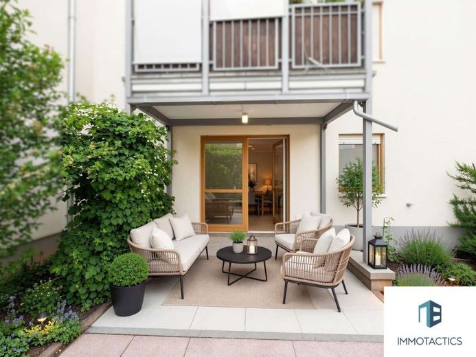 Bezugsfreie, helle 3-Zimmer-Erdgeschosswohnung mit Garten, Terrasse und Tiefgarage in Bad Kreuznach – Foto 1