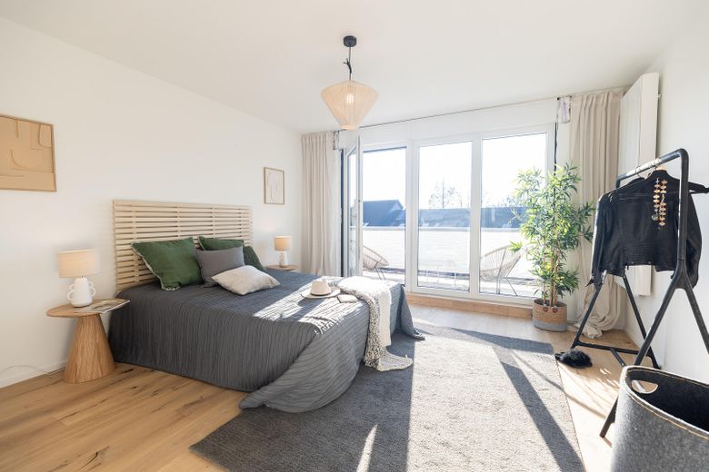 Ihre Traumwohnung in direkter Nähe zum Unterbacher See! WE 15 – Schlafen