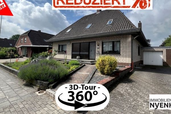 Objekt stark im Preis gesenkt ** geräumiger Bungalow mit viel Charme und Potenzial ** Garage ** Partyraum uvm. ** provisionsfrei