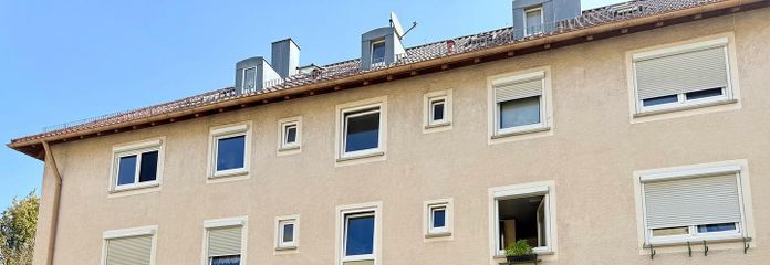 2-Zimmer Wohnung in begehrter Wohnlage – Gesamtansicht Gebäude