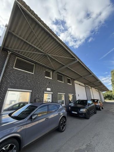 ¡Sin comisión! Nave de almacenamiento de 725 m² incl. oficina en Barsbüttel – Außenansicht Büro Haupteingang
