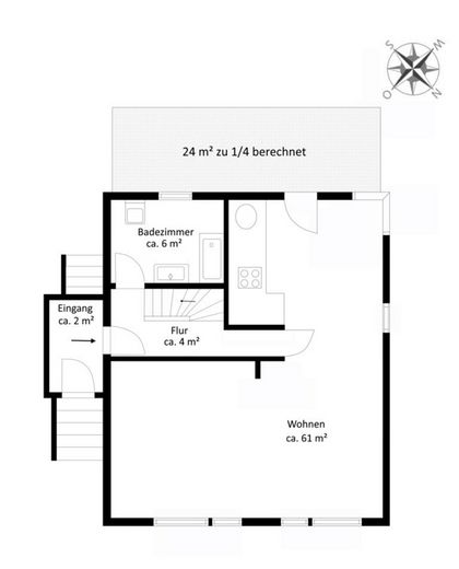 1.296 m² arsa – Tek ailelik ev veya 2 konut birimli ikiz ev mümkün – Erdgeschoss