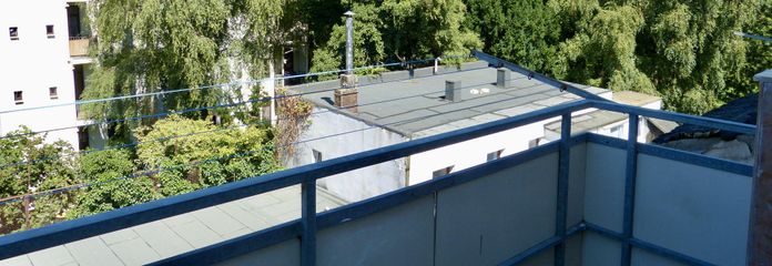 Aussicht vom Balkon