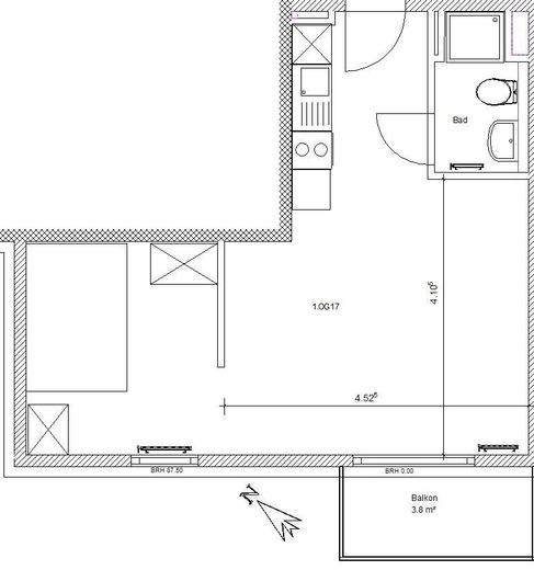 #1.17# Schönes vollmöbliertes Apartment. Frei ab Oktober. – Foto 15