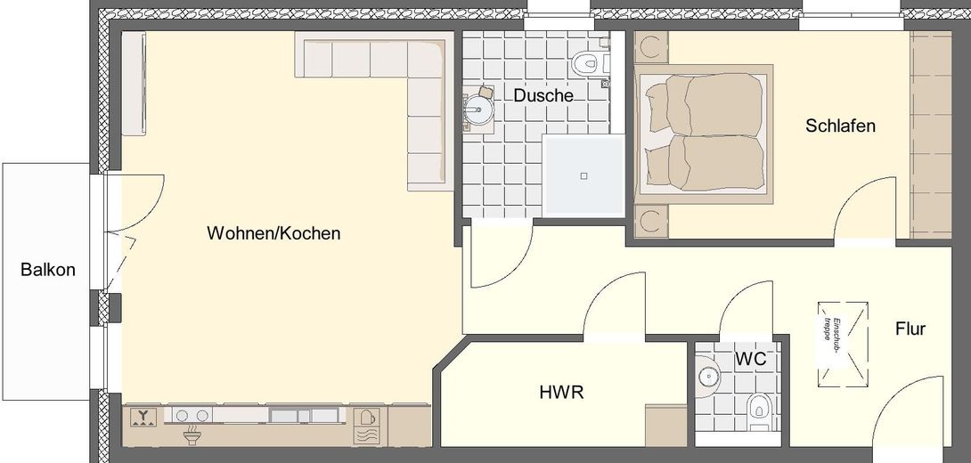 Wohnung 6 Obergeschoss