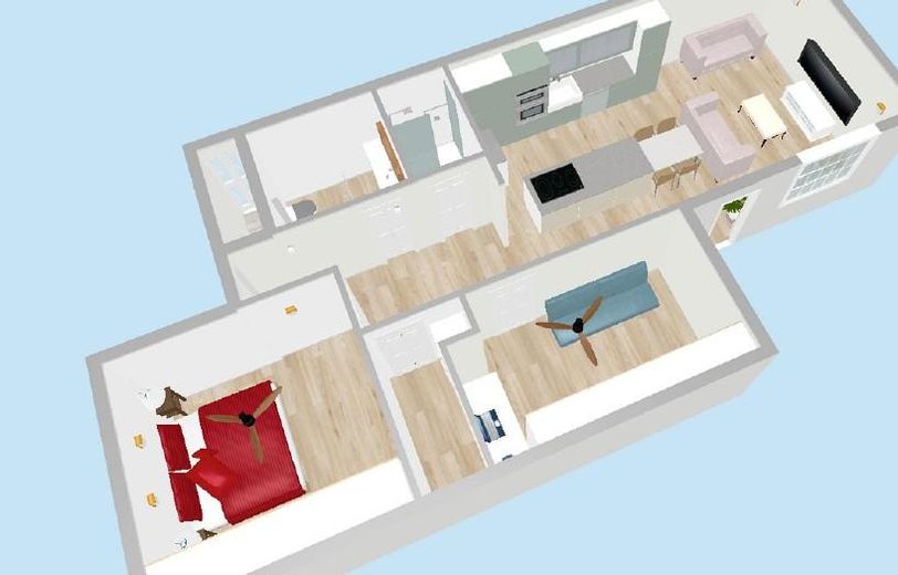 Reihenhaus – Hochwertig saniert und mit modernster Technik ausgestattet – 3D